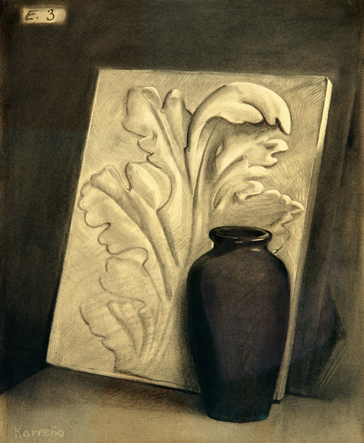 Vase<br>
<i>(Bcaro)</i> by Mario Carreo