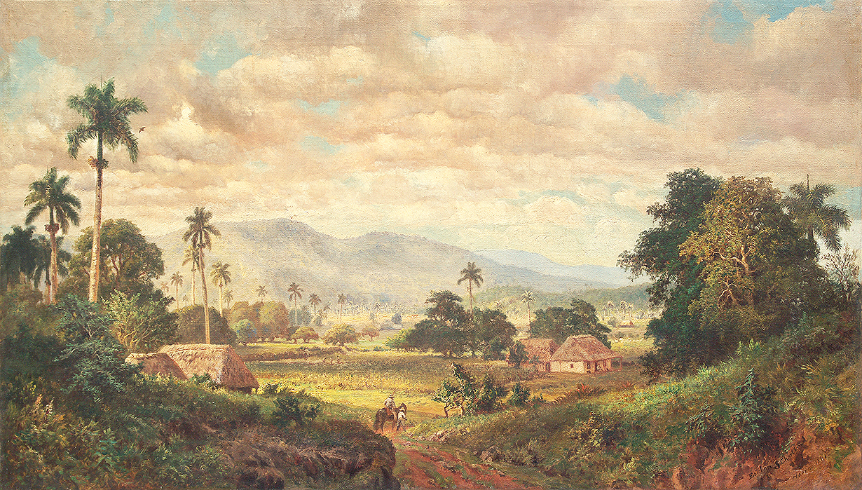 Landscape with Farmers <br><i>(Paisaje con Campesinos)</i> by Esteban Chartrand