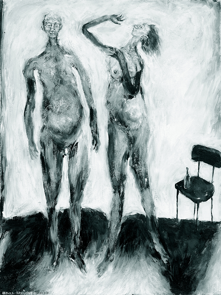 Nude Couple<br>
<i>(Pareja Desnuda)</i> by Arturo Rodrguez