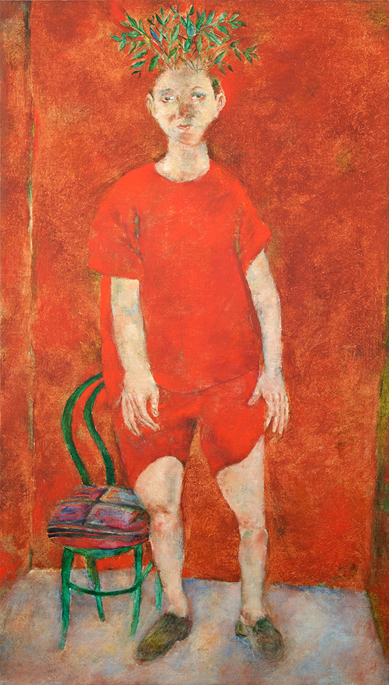 Dreamer in Red <br>
<i>(Soador en Rojo)</i> by Arturo Rodrguez