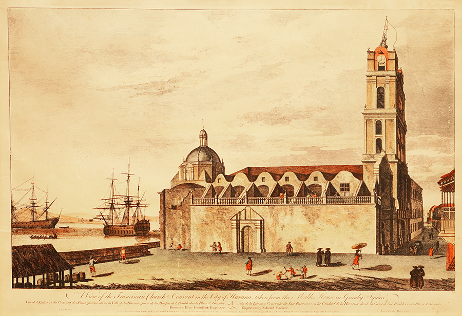 View of the Franciscan Church and Convent by Elas Durnford