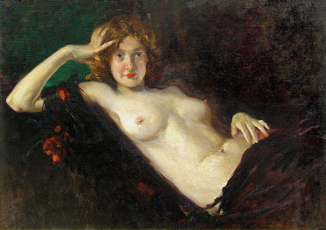 Nude<br>
<i>(Desnudo)</i> by Leopoldo Romaach