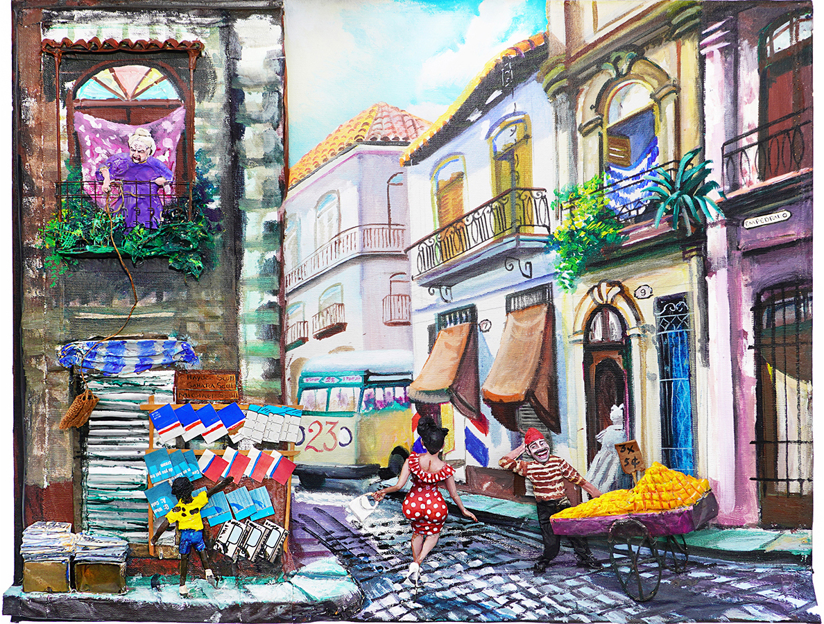 Empedrado Street, Old Havana <br>
<i>(Calle Empedrado, Habana Vieja)</i> by Hermanas Scull