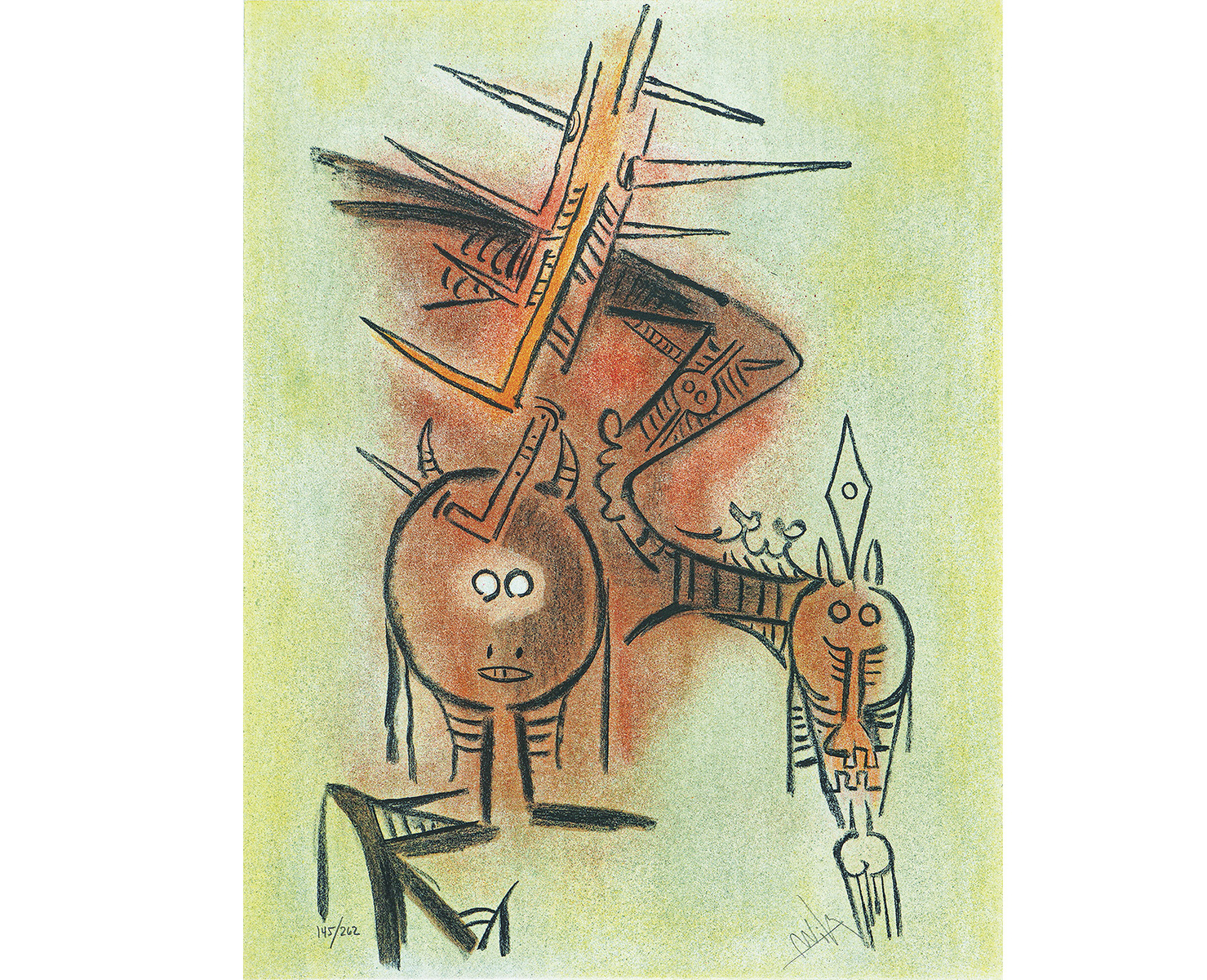 Cuban Art Wifredo Lam (Lithographs)