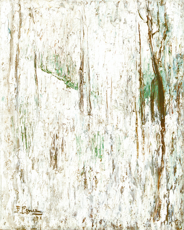 Fidelio Ponce de León<br> Paisaje</br> (<i>Landscape</i>), 1941<br> oil on canvas</br> 24 1/4 x 19 3/4 inches